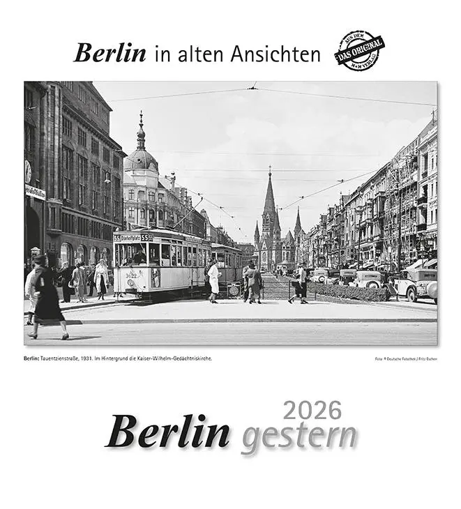 Cover: 9783961666607 | Berlin gestern 2026 | Berlin in alten Ansichten | Kalender | 13 S.