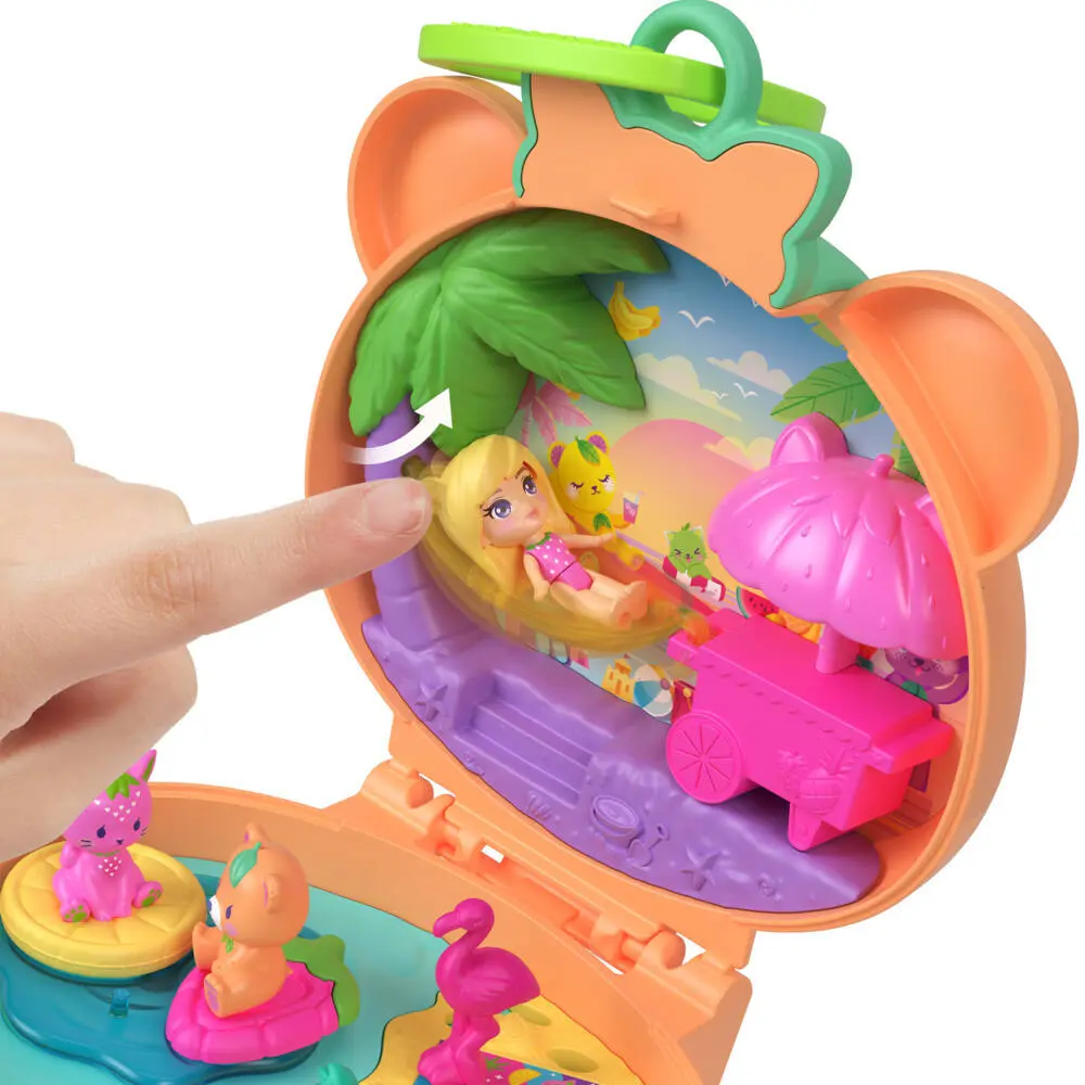 Bild: 194735346707 | Polly Pocket Plüsch Schatulle | Offene Verpackung | JKC79 | Deutsch