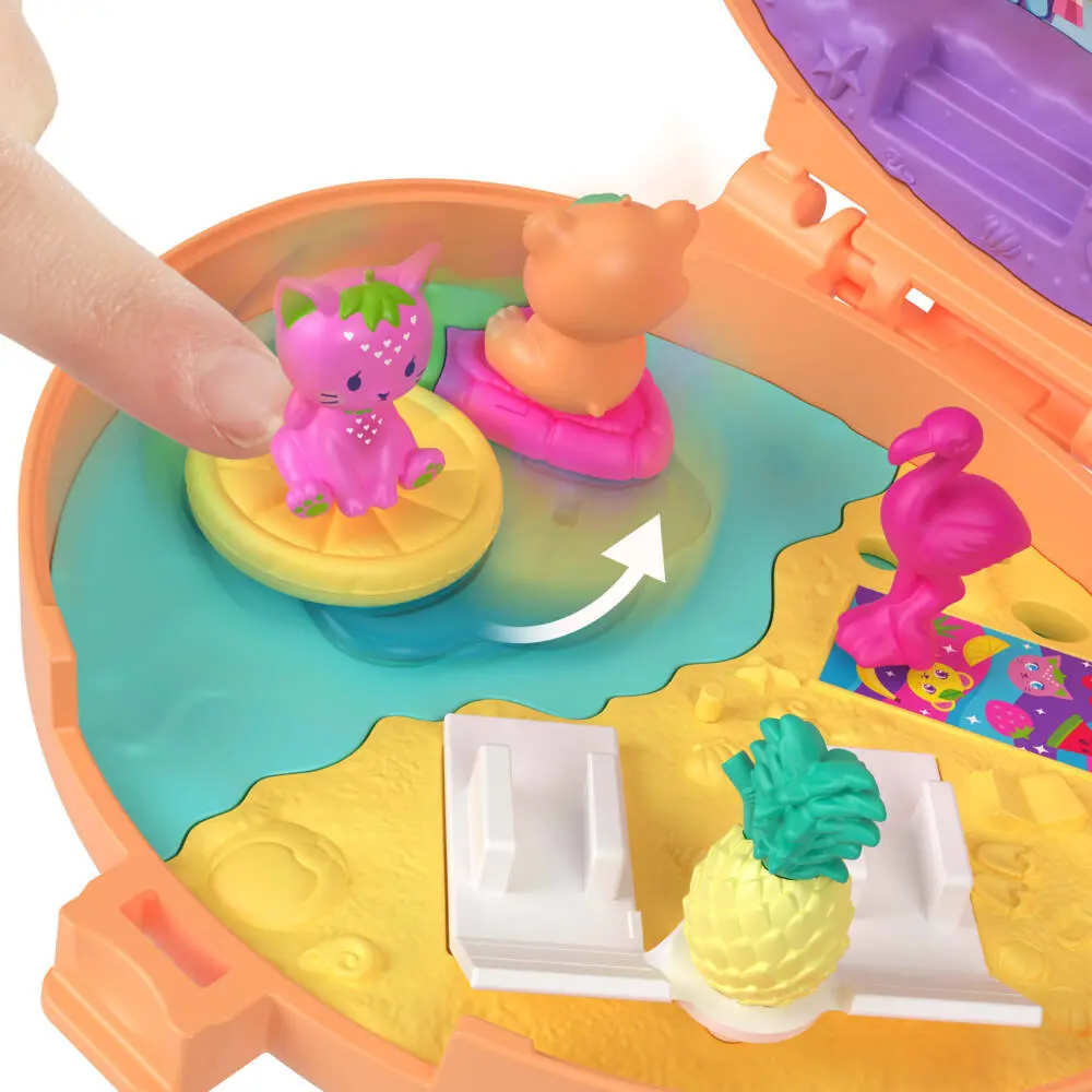Bild: 194735346707 | Polly Pocket Plüsch Schatulle | Offene Verpackung | JKC79 | Deutsch