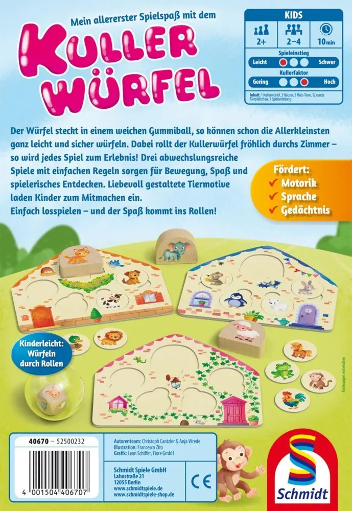 Bild: 4001504406707 | Kullerwürfel | Kinderspiel | Spiel | Schachtel | 40670 | Deutsch