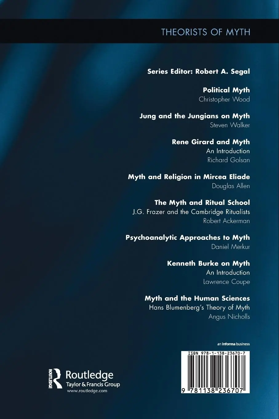 Rückseite: 9781138236707 | Myth and the Human Sciences | Hans Blumenberg's Theory of Myth | Buch
