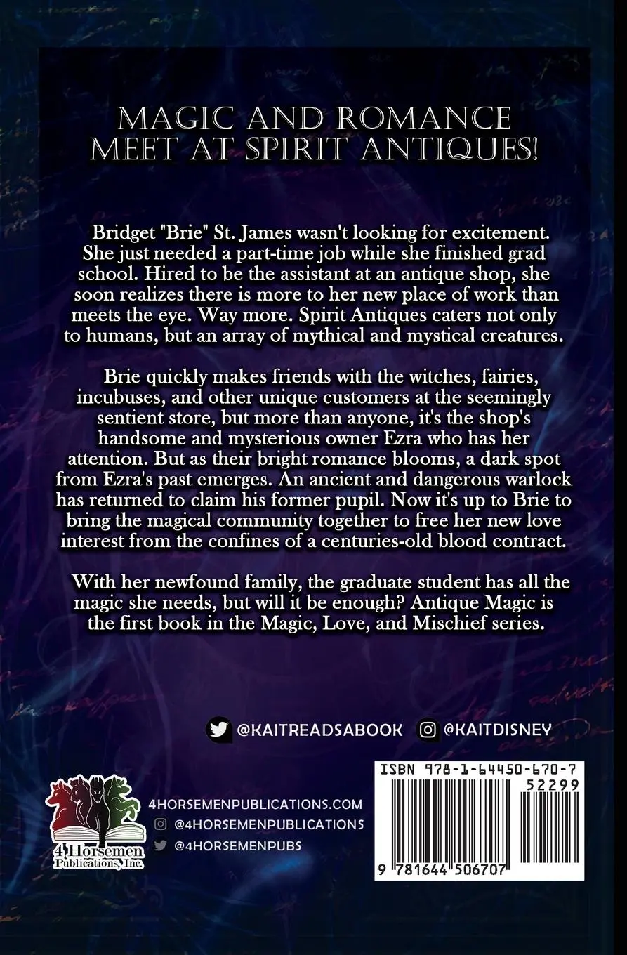 Rückseite: 9781644506707 | Antique Magic | Kait Disney-Leugers | Taschenbuch | Englisch | 2022
