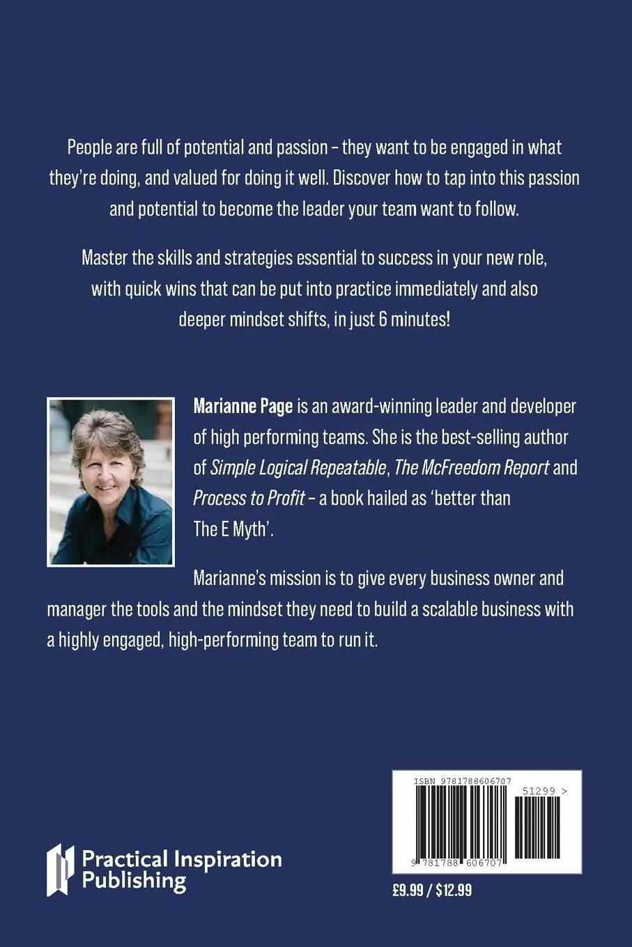 Rückseite: 9781788606707 | Mastering People Management | Marianne Page | Taschenbuch | Englisch