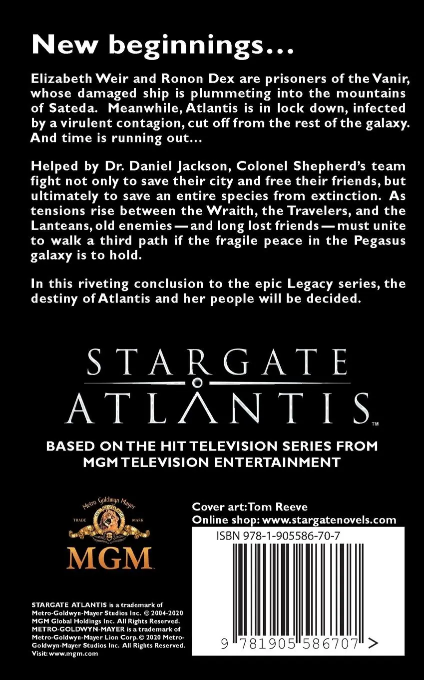 Rückseite: 9781905586707 | STARGATE ATLANTIS Third Path (Legacy book 8) | Melissa Scott (u. a.)