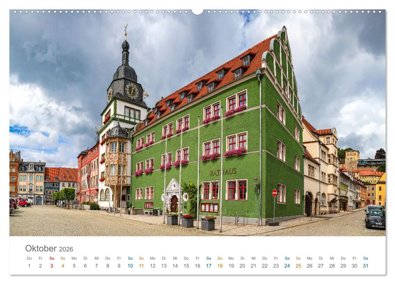 Bild: 9783457366707 | Rudolstadt - im Tal der Saale (hochwertiger Premium Wandkalender...