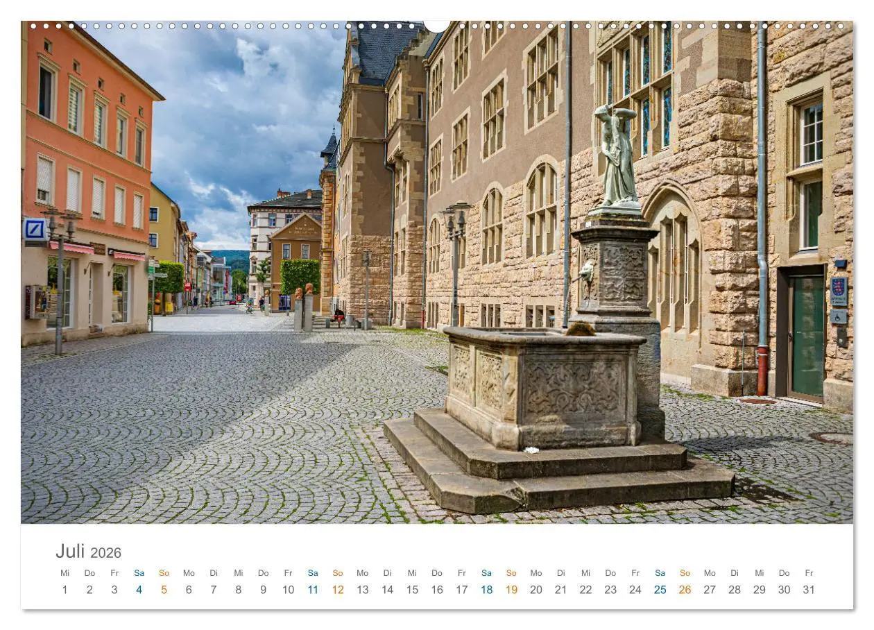 Bild: 9783457366707 | Rudolstadt - im Tal der Saale (hochwertiger Premium Wandkalender...