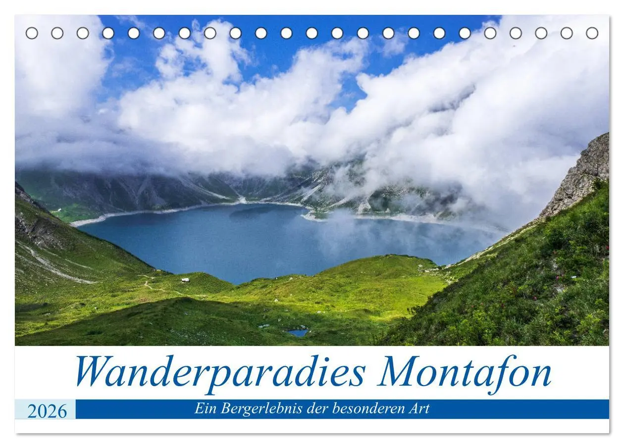 Cover: 9783457676707 | Wanderparadies Montafon (Tischkalender 2026 DIN A5 quer), CALVENDO...