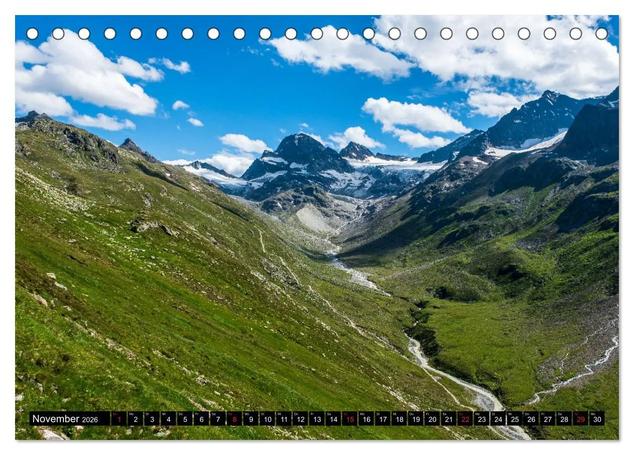 Bild: 9783457676707 | Wanderparadies Montafon (Tischkalender 2026 DIN A5 quer), CALVENDO...