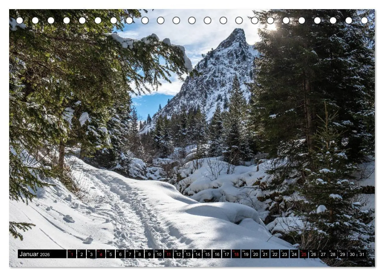Bild: 9783457676707 | Wanderparadies Montafon (Tischkalender 2026 DIN A5 quer), CALVENDO...