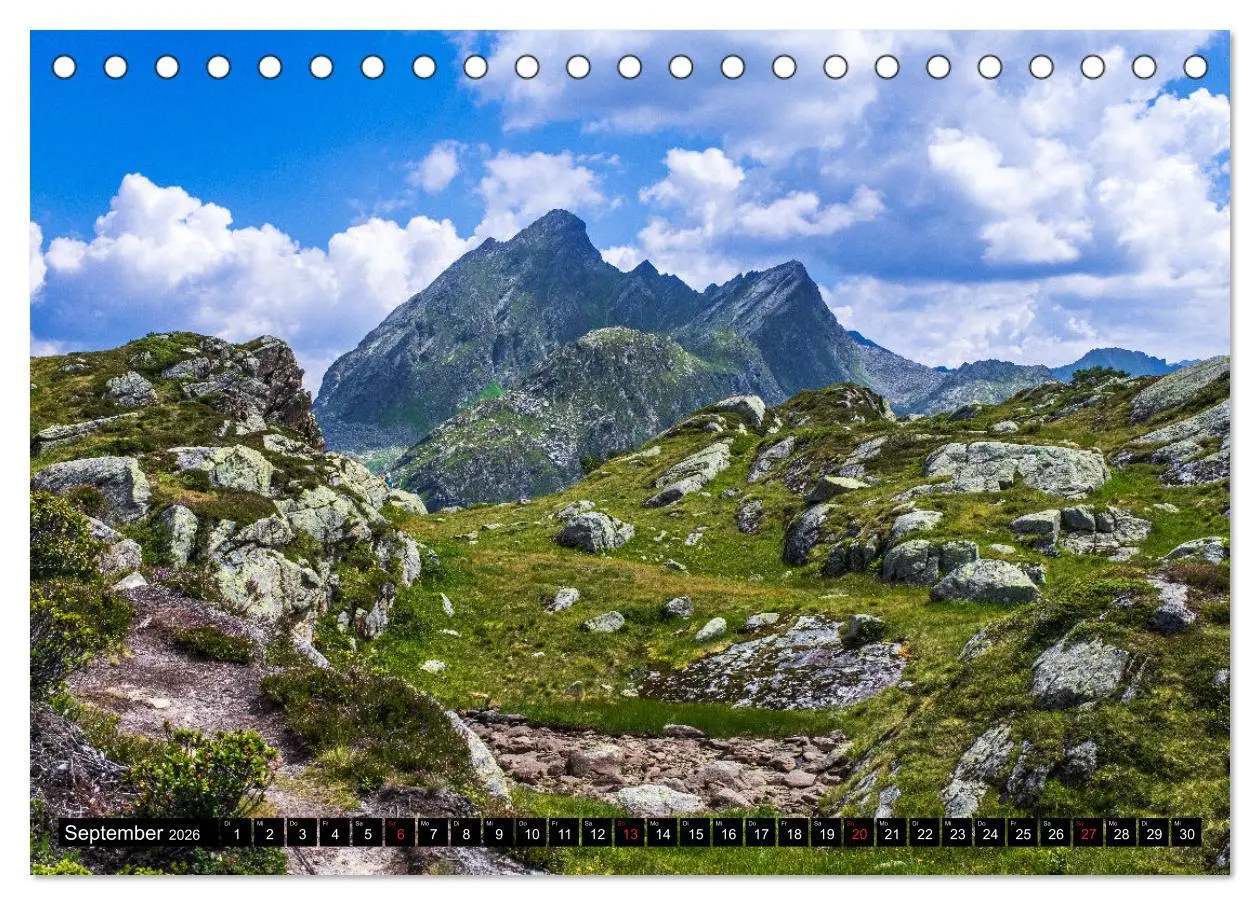 Bild: 9783457676707 | Wanderparadies Montafon (Tischkalender 2026 DIN A5 quer), CALVENDO...