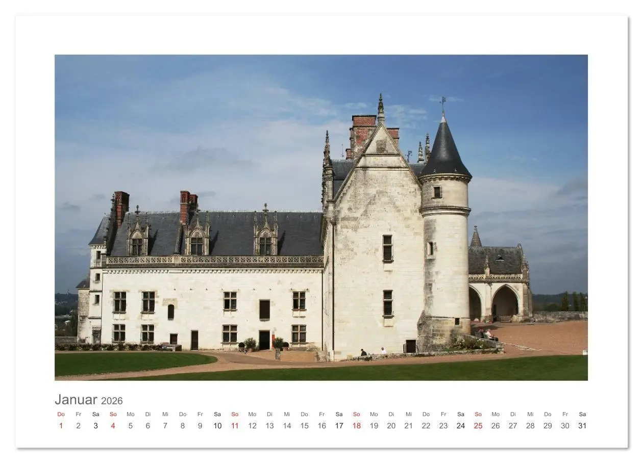 Bild: 9783516146707 | Unterwegs an der Loire (Wandkalender 2026 DIN A2 quer), CALVENDO...