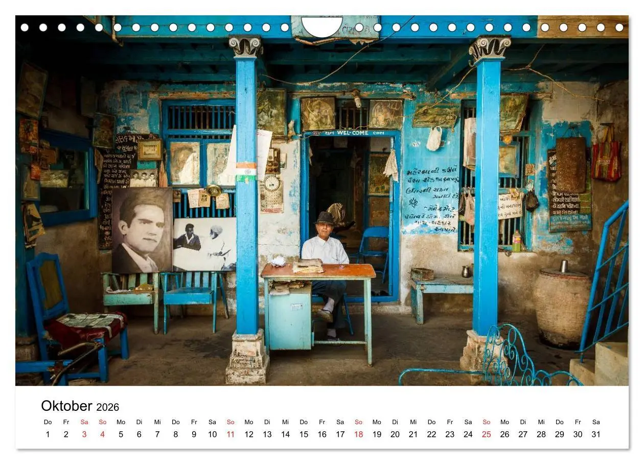 Bild: 9783516216707 | Indien: Menschen ¿ Farben ¿ Religionen (Wandkalender 2026 DIN A4...