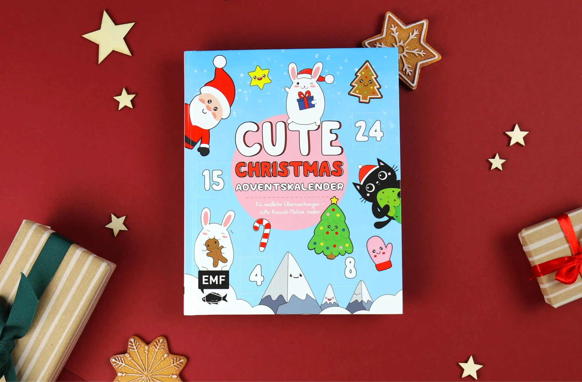 Bild: 9783745906707 | Mein Kawaii-Adventskalender-Buch: Cute Christmas | Buch | 112 S.