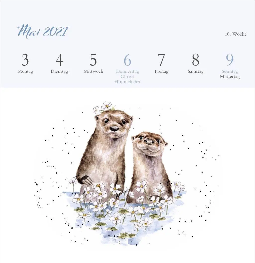 Bild: 9783756416707 | Hannah Dale: Happy Animals Premium-Postkartenkalender 2027 | Dale