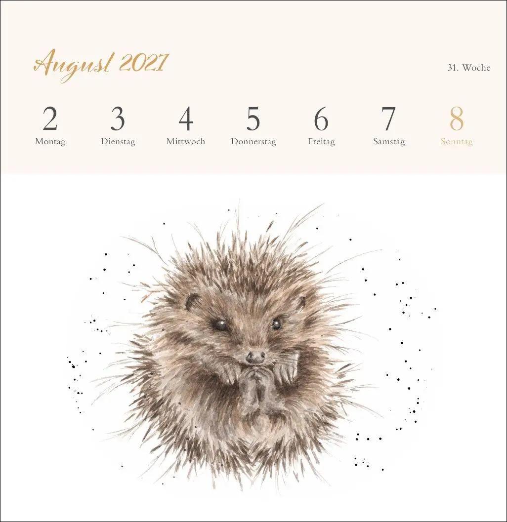 Bild: 9783756416707 | Hannah Dale: Happy Animals Premium-Postkartenkalender 2027 | Dale