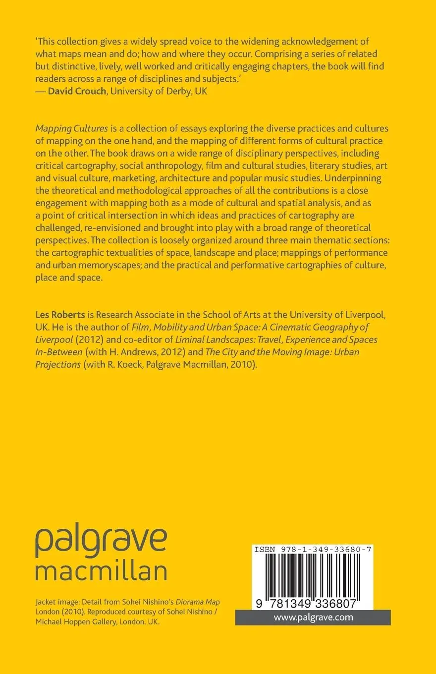Rückseite: 9781349336807 | Mapping Cultures | Place, Practice, Performance | L. Roberts | Buch
