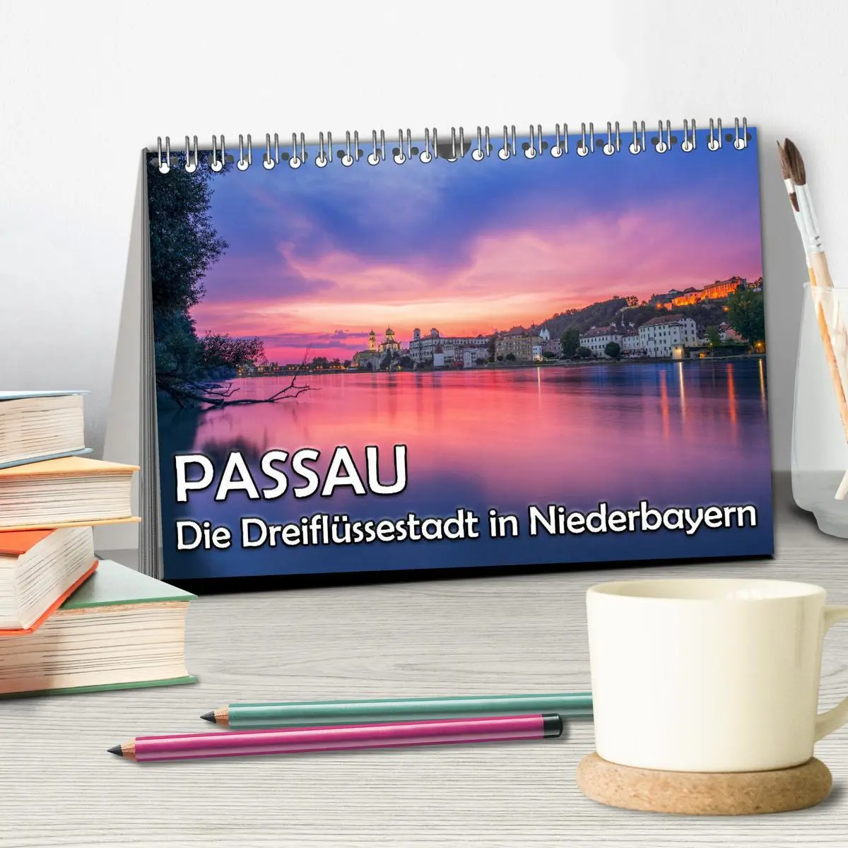 Bild: 9783457736807 | Passau - Die Dreiflüssestadt (Tischkalender 2026 DIN A5 quer),...