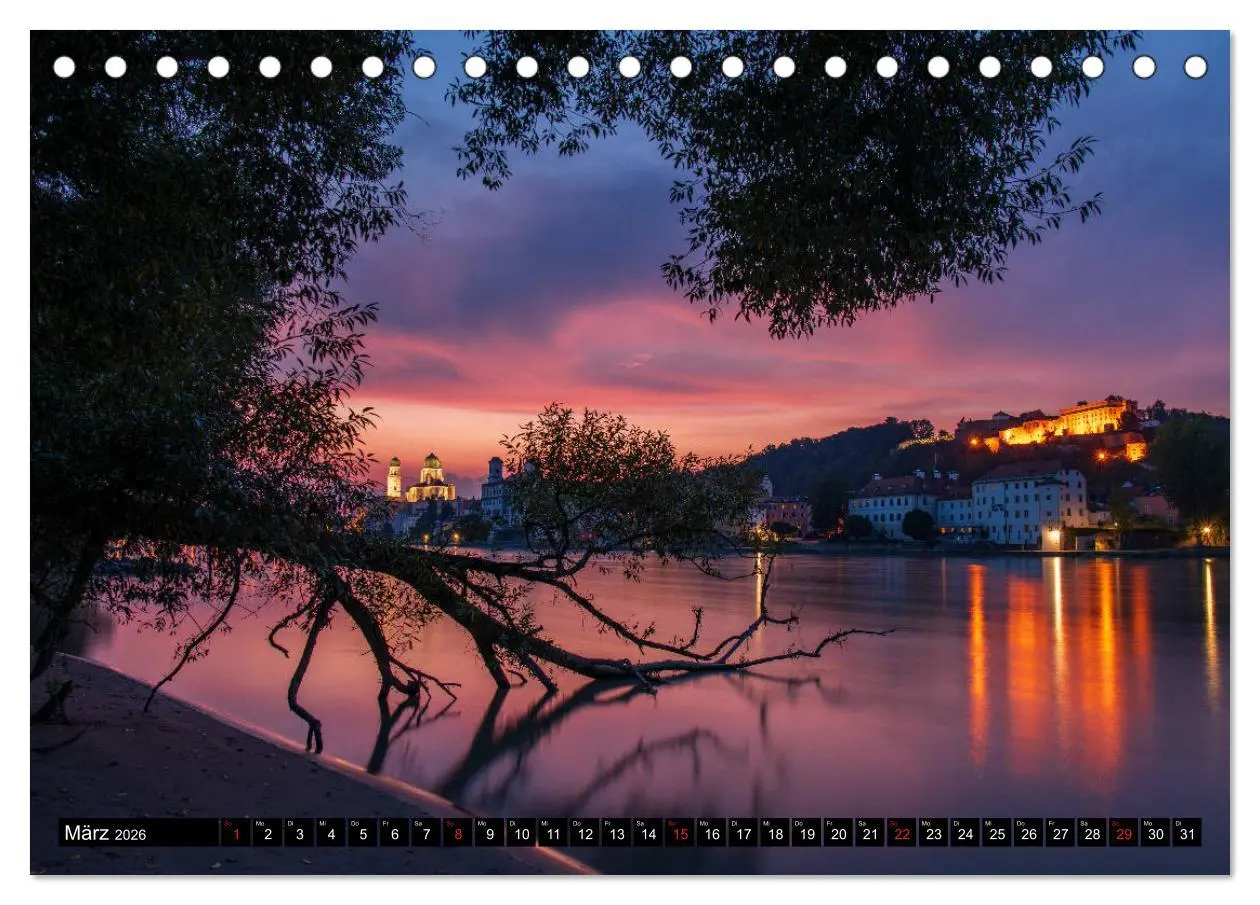 Bild: 9783457736807 | Passau - Die Dreiflüssestadt (Tischkalender 2026 DIN A5 quer),...