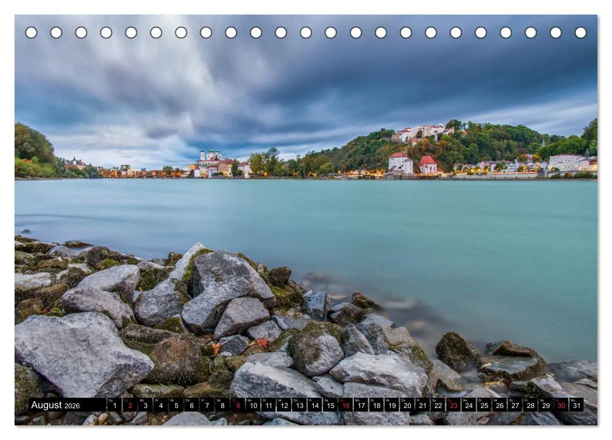 Bild: 9783457736807 | Passau - Die Dreiflüssestadt (Tischkalender 2026 DIN A5 quer),...