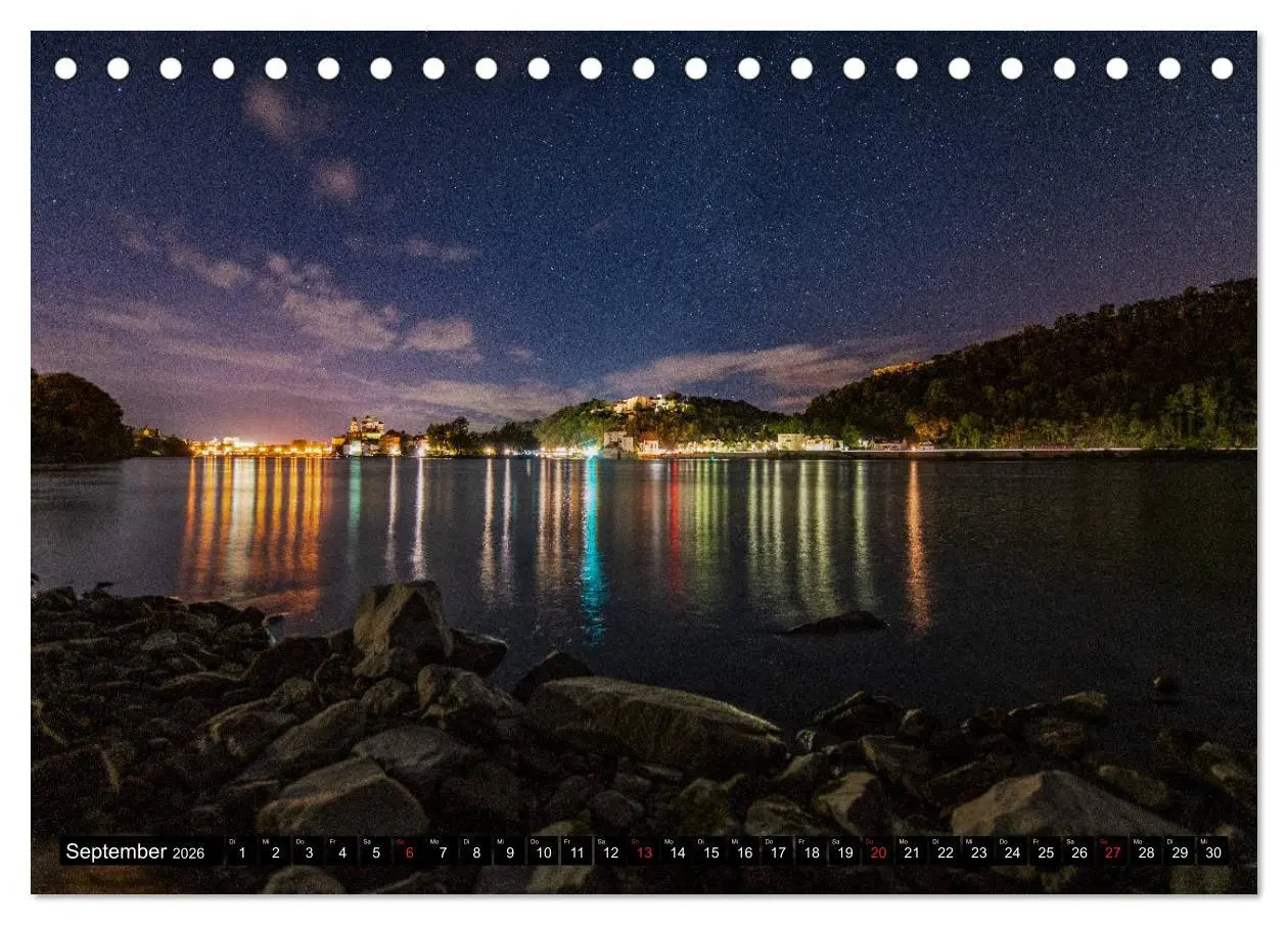 Bild: 9783457736807 | Passau - Die Dreiflüssestadt (Tischkalender 2026 DIN A5 quer),...
