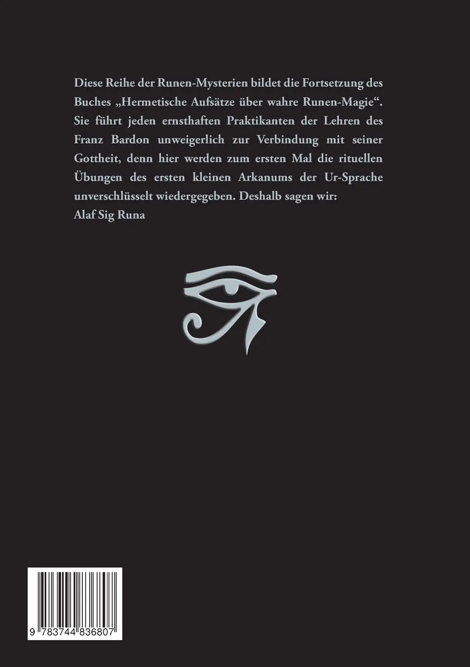 Rückseite: 9783744836807 | Über wahre Runen-Mysterien: IV | Seila Orienta | Taschenbuch | 116 S.
