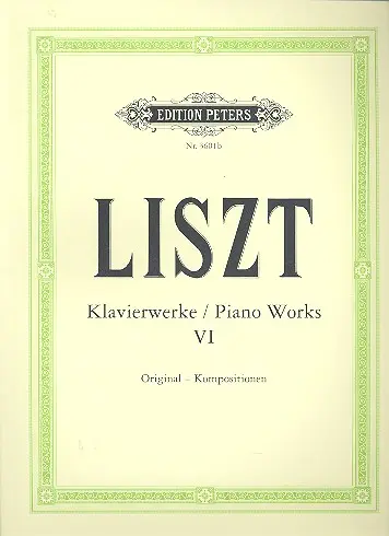 Cover: 9790014016807 | Klavierwerke 6 - Original-Kompositionen | Franz Liszt | Taschenbuch