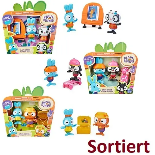 Cover: 778988416907 | BUN Brave Bunnies Figure 3 Pack | In Kartonage | 41690 | 2022
