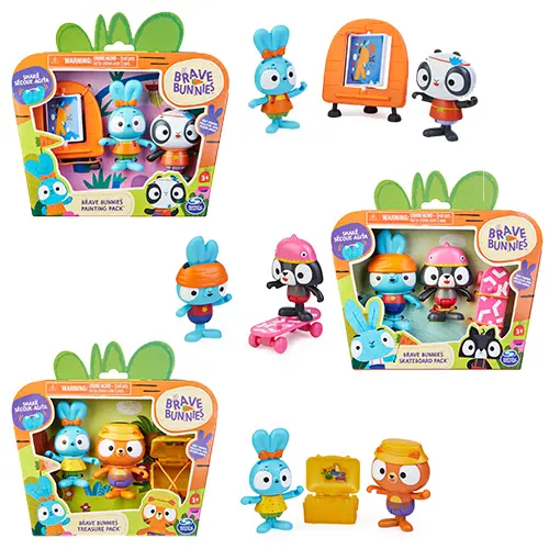 Bild: 778988416907 | BUN Brave Bunnies Figure 3 Pack | In Kartonage | 41690 | 2022