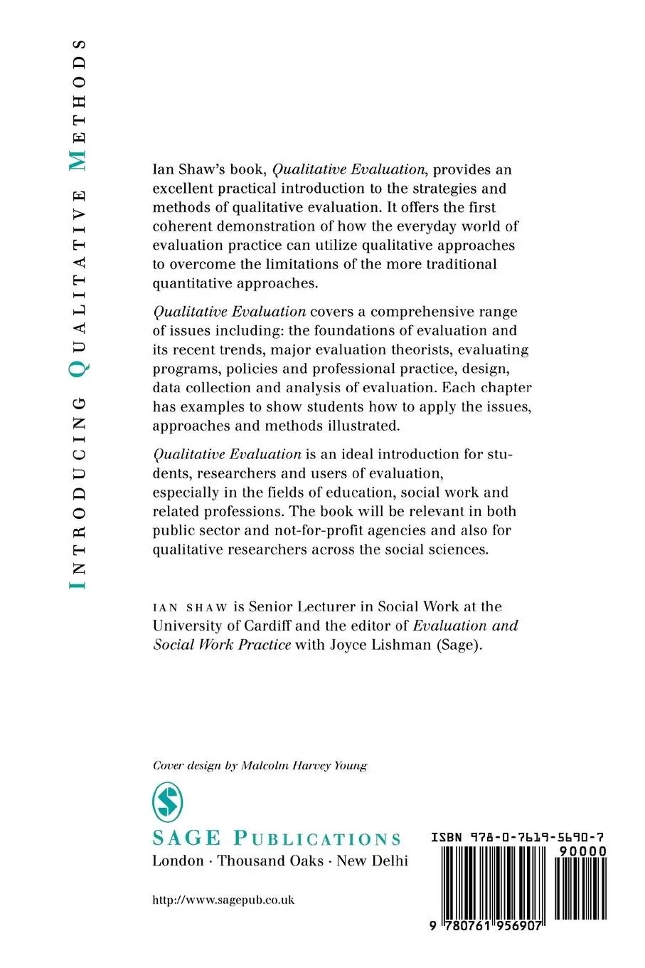 Rückseite: 9780761956907 | Qualitative Evaluation | Ian Shaw | Taschenbuch | Englisch | 1999