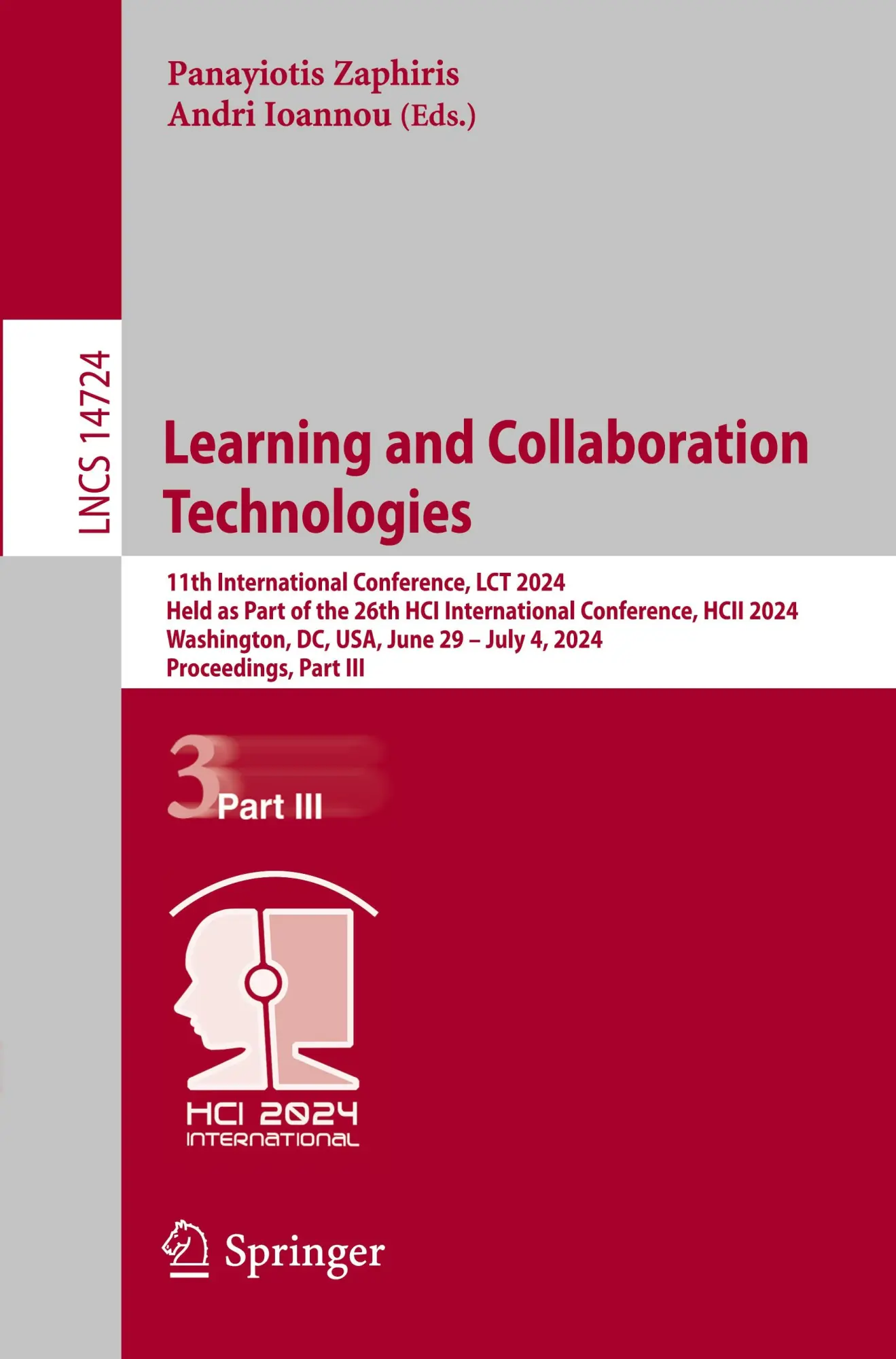 Learning and Collaboration Technologies: 11th International Conference, LCT 2024, Held as Part of the 26th HCI International Conference, HCII 2024, ... Notes in Computer Science, 14724, Band 14724)