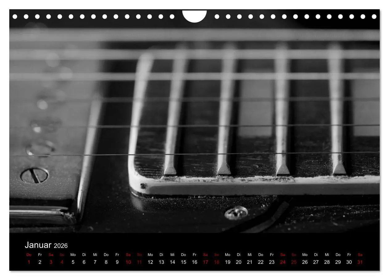 Bild: 9783457896907 | Regelwerke - Details alter E-Gitarren (Wandkalender 2026 DIN A4...