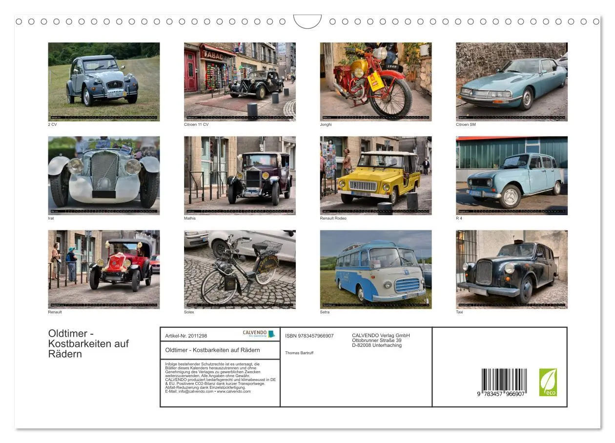 Bild: 9783457966907 | Oldtimer - Kostbarkeiten auf Rädern (Wandkalender 2026 DIN A3...