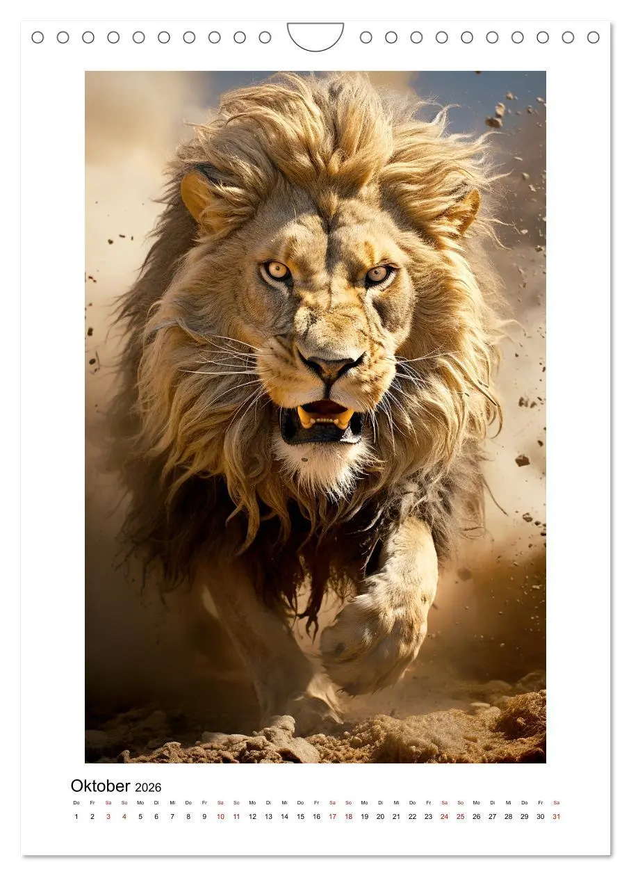 Bild: 9783516296907 | Highspeed Tiere (Wandkalender 2026 DIN A4 hoch), CALVENDO...