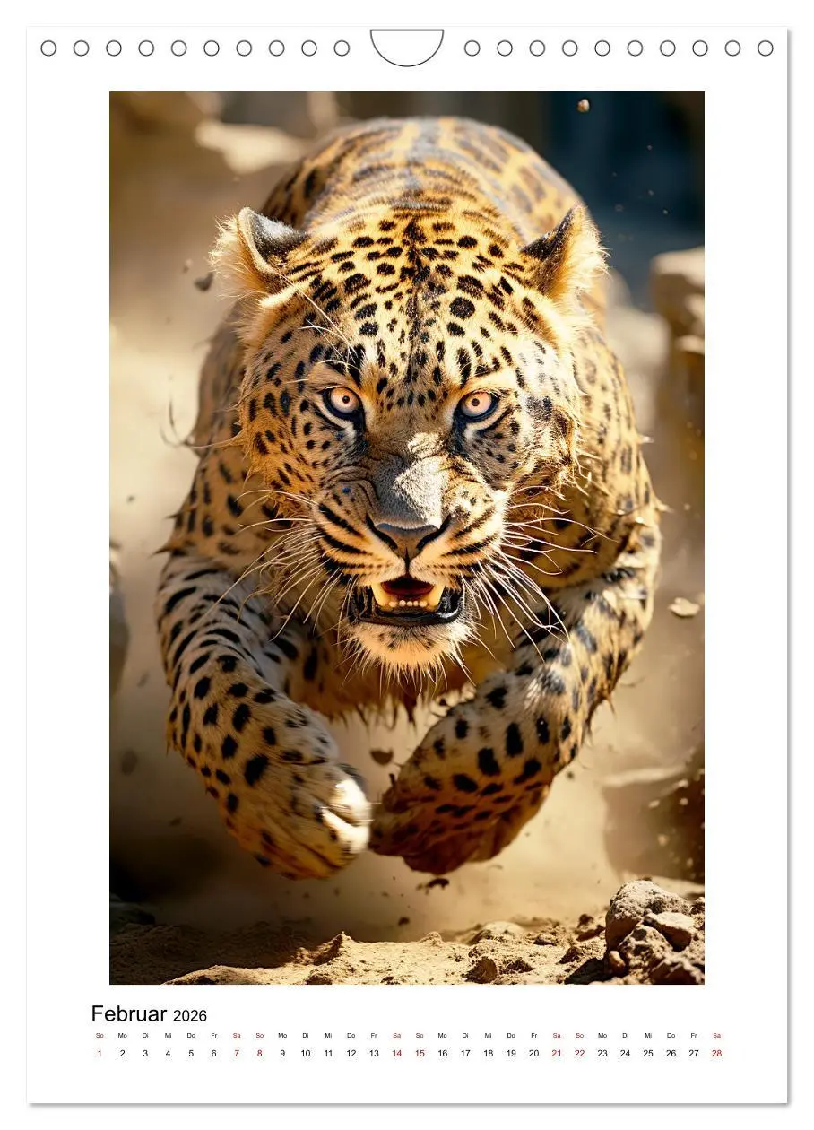 Bild: 9783516296907 | Highspeed Tiere (Wandkalender 2026 DIN A4 hoch), CALVENDO...