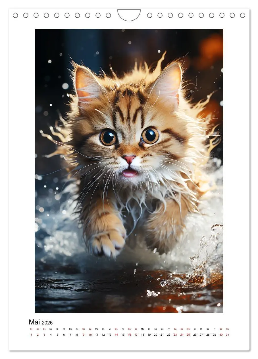 Bild: 9783516296907 | Highspeed Tiere (Wandkalender 2026 DIN A4 hoch), CALVENDO...