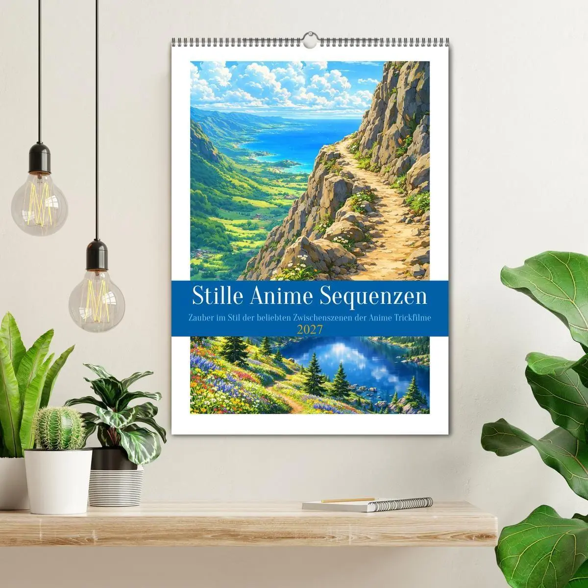 Bild: 9783594346907 | Stille Anime Sequenzen (Wandkalender 2027 DIN A2 hoch), CALVENDO...