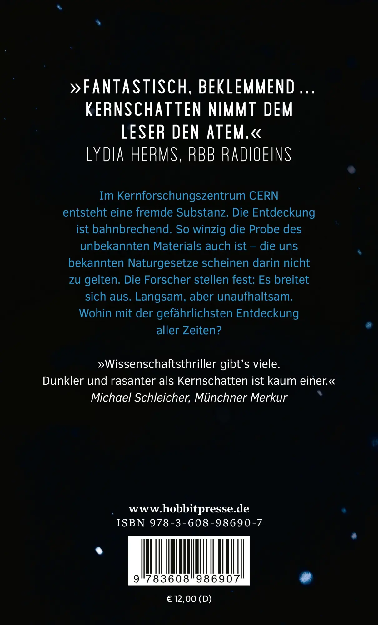 Rückseite: 9783608986907 | Kernschatten | Nils Westerboer | Taschenbuch | broschiert | 285 S.