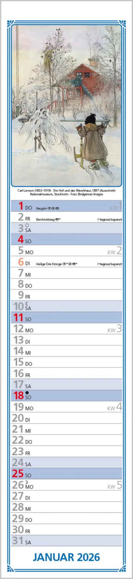 Bild: 9783731886907 | Hildes Küchenplaner 2026 | Langplaner | Verlag Korsch | Kalender