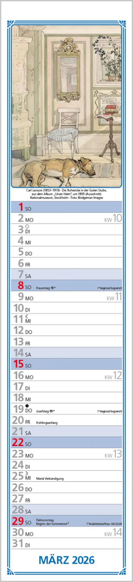 Bild: 9783731886907 | Hildes Küchenplaner 2026 | Langplaner | Verlag Korsch | Kalender