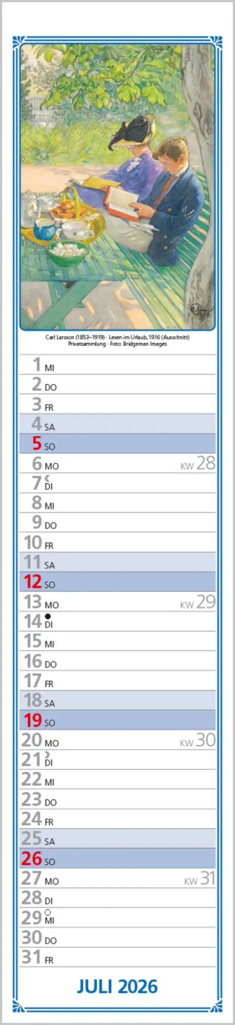 Bild: 9783731886907 | Hildes Küchenplaner 2026 | Langplaner | Verlag Korsch | Kalender