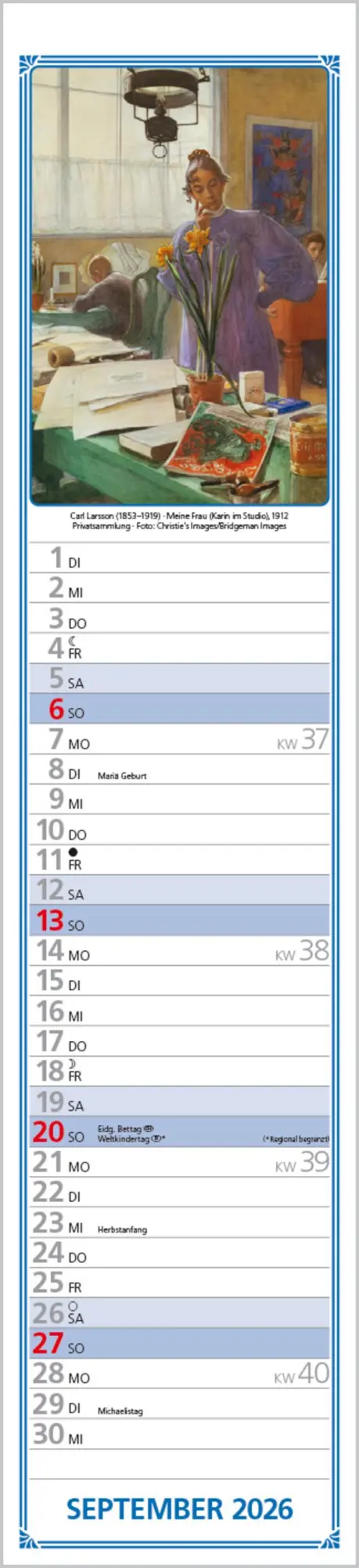 Bild: 9783731886907 | Hildes Küchenplaner 2026 | Langplaner | Verlag Korsch | Kalender