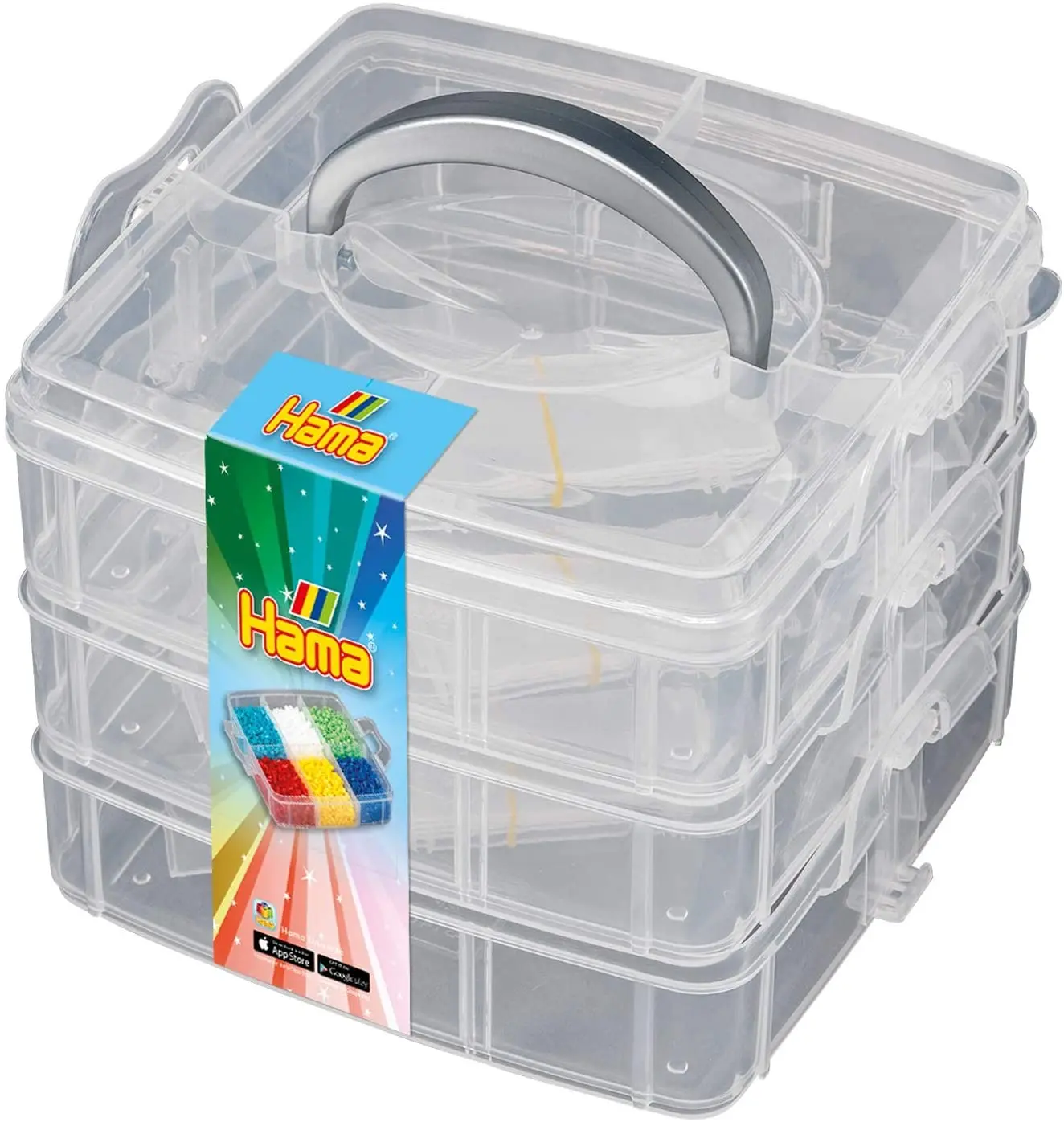 Cover: 28178067007 | Hama 6700 - Sortierbox für Bügelperlen und Zubehör, klein, 15x15x13cm