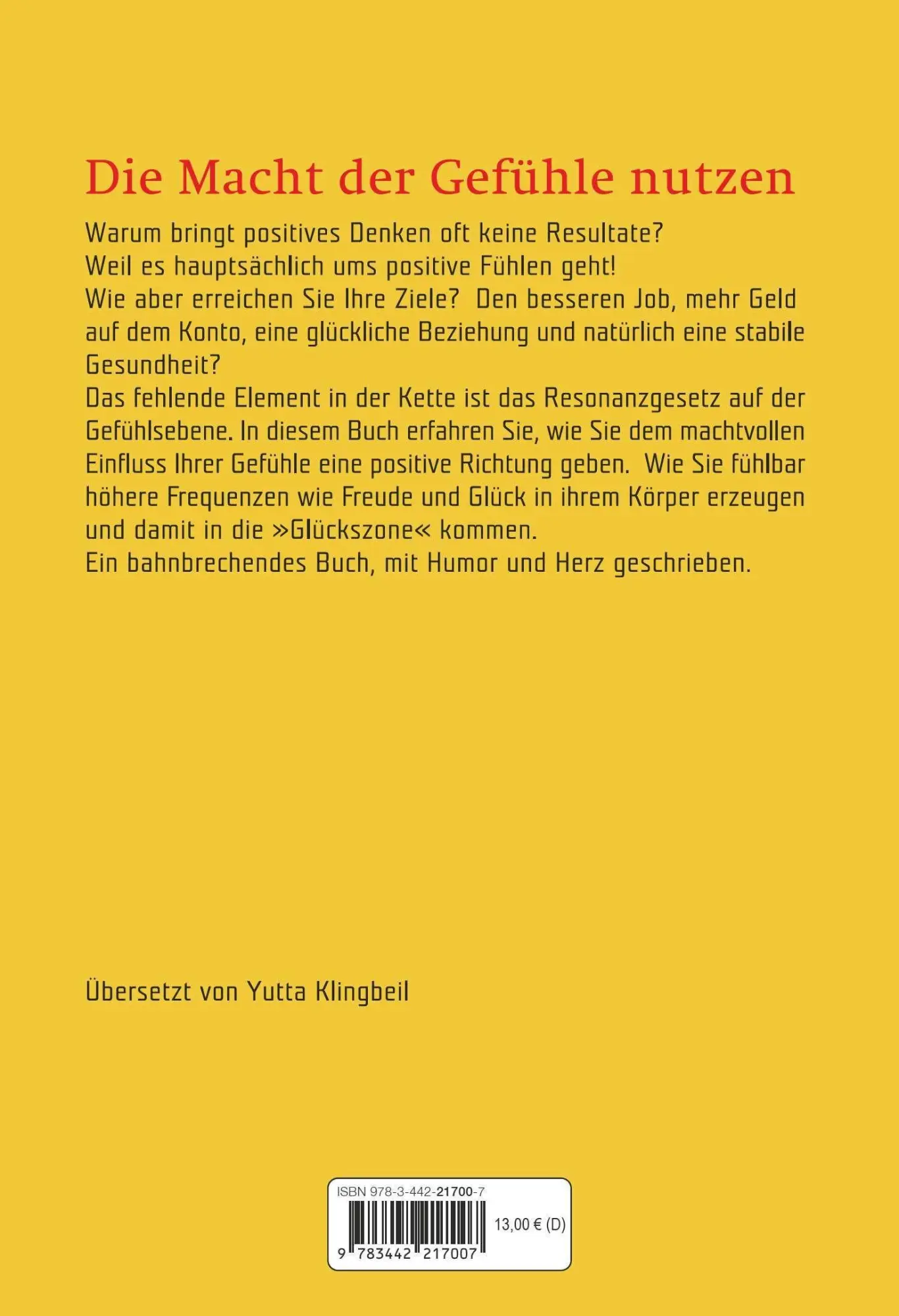 Bild: 9783442217007 | Aufwachen - Dein Leben wartet | Die erstaunliche Macht der Gefühle