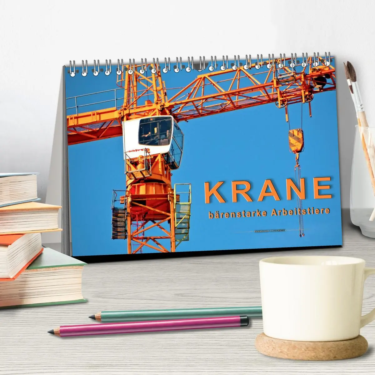 Bild: 9783457927007 | Krane - bärenstarke Arbeitstiere (Tischkalender 2026 DIN A5 quer),...