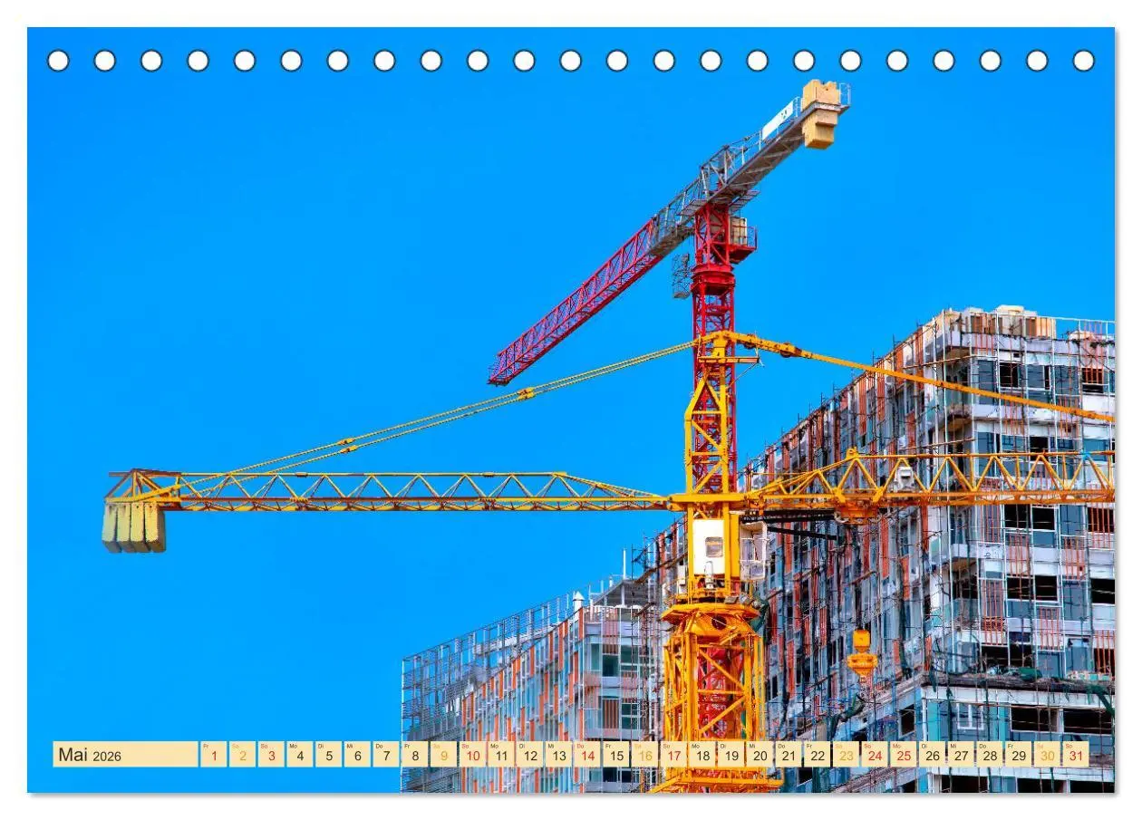 Bild: 9783457927007 | Krane - bärenstarke Arbeitstiere (Tischkalender 2026 DIN A5 quer),...