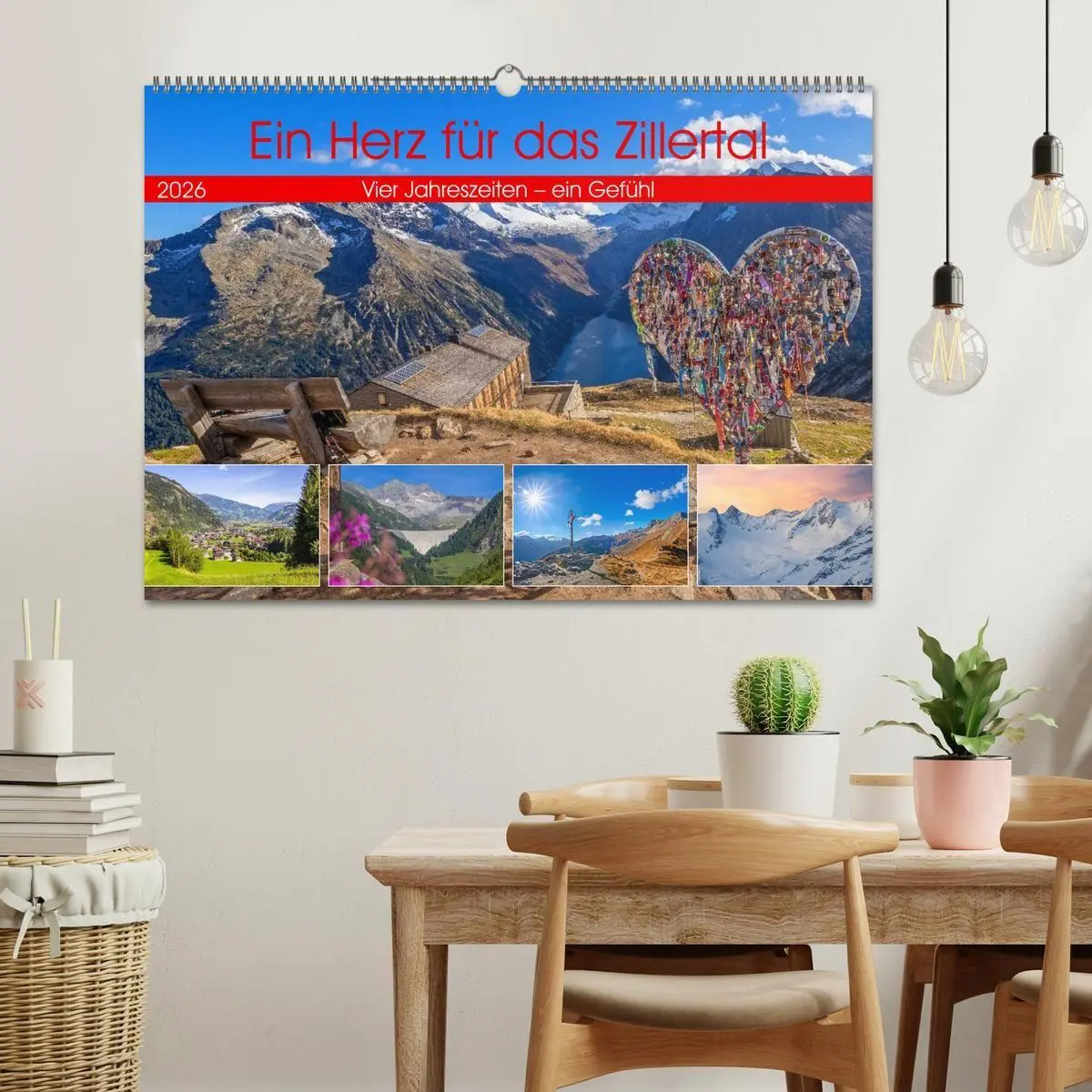 Bild: 9783516707007 | Ein Herz für das Zillertal (Wandkalender 2026 DIN A2 quer),...