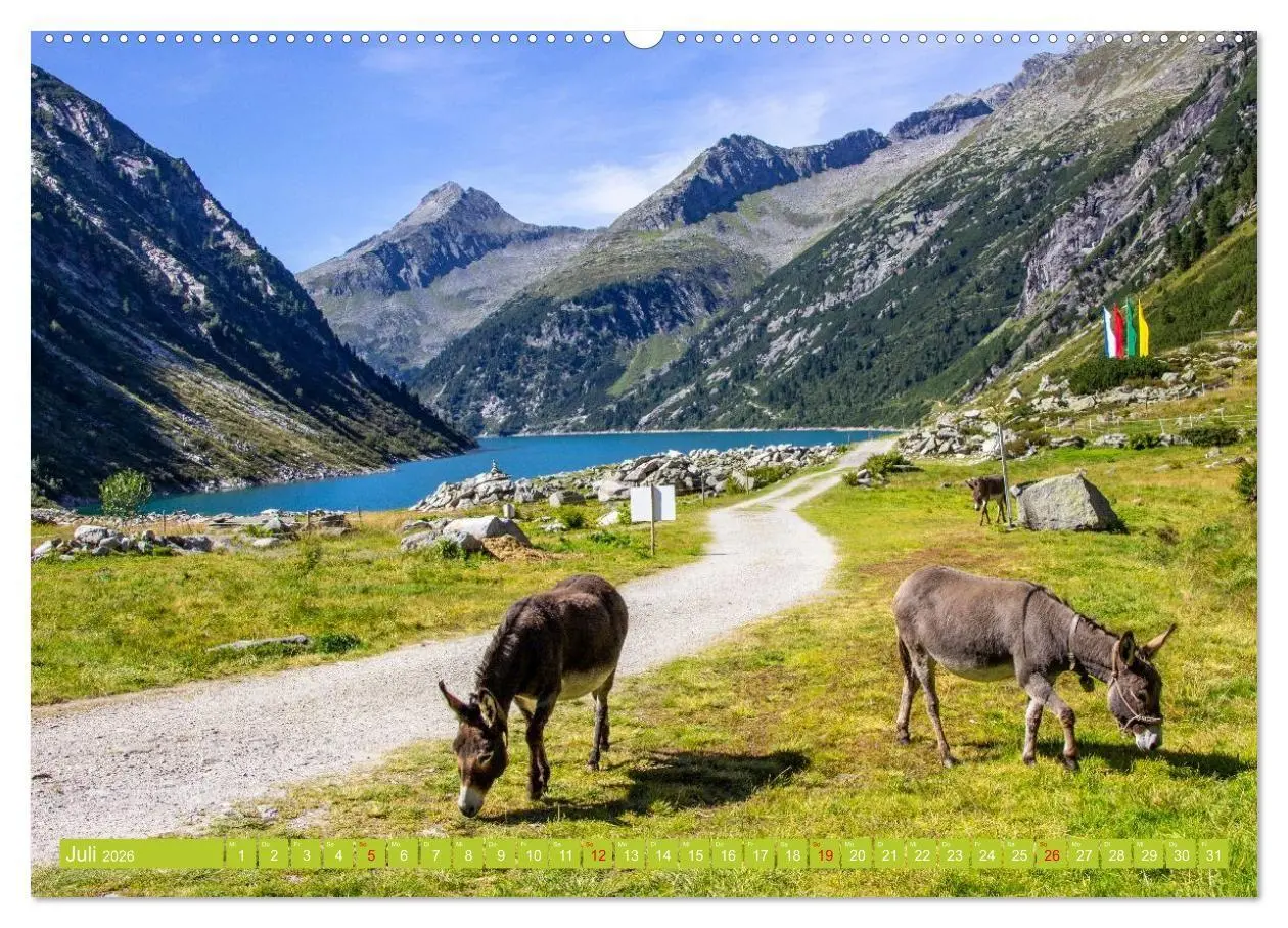 Bild: 9783516707007 | Ein Herz für das Zillertal (Wandkalender 2026 DIN A2 quer),...