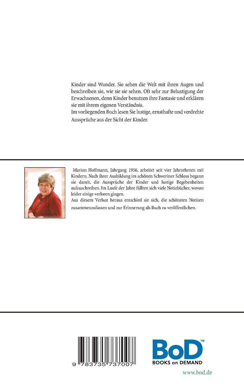 Rückseite: 9783735737007 | Kindermund | Lustiges aus 40 Jahren KITA | Marion Hoffmann | Buch