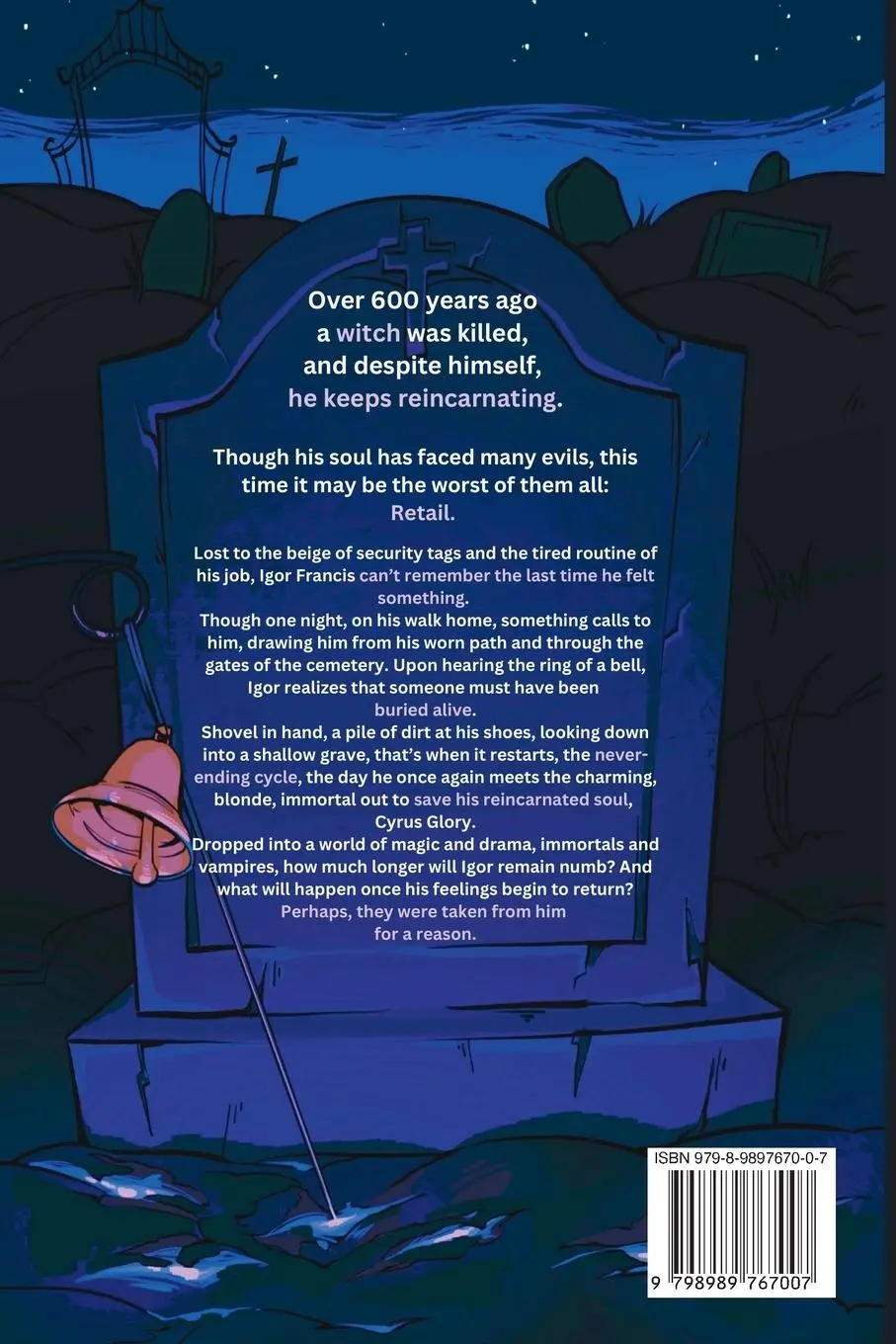 Rückseite: 9798989767007 | The Graveyard Shift | Valentyne Debudge | Taschenbuch | Englisch