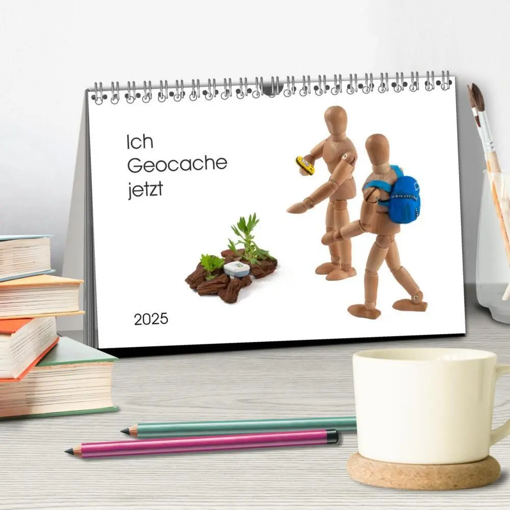 Bild: 9783435137107 | Ich Geocache jetzt (Tischkalender 2025 DIN A5 quer), CALVENDO...